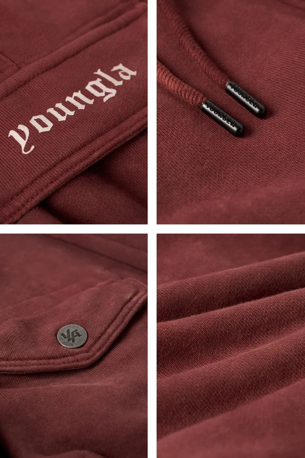2005 - Hella Pocket Sweats Burgundy Wash (Minor Fault)