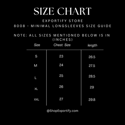8008 - Minimal Longsleeves Charcoal