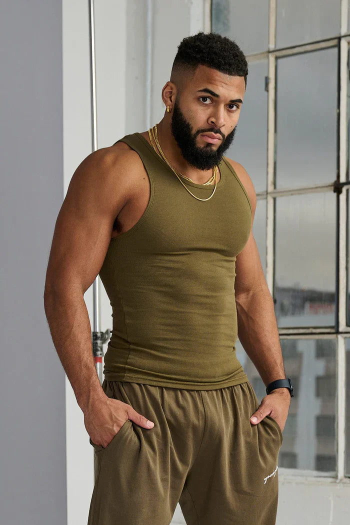 Wife Lovers Tank -Olive