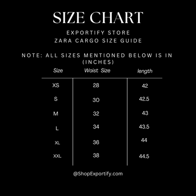 Zara Pocket Cargo Denim